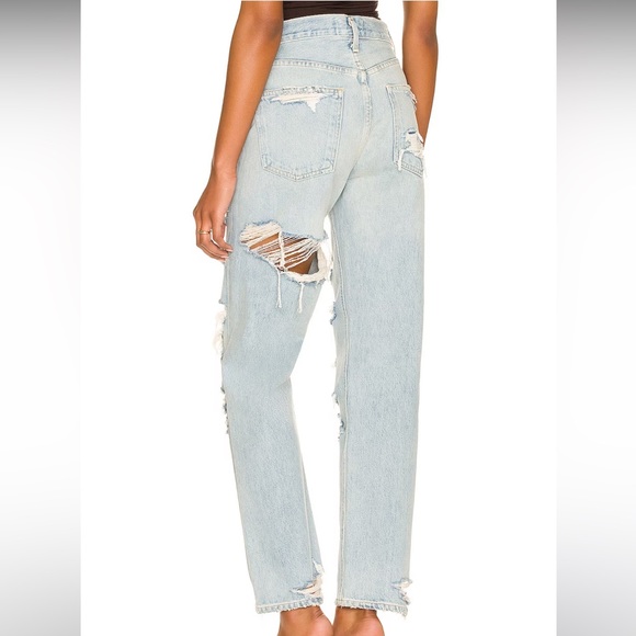 Agolde 90s mid rise loose fit unhinged jeans 27 - Picture 2 of 15